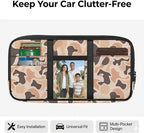 Camouflage Hunting Car Sun Visor Organizer Personalized Car Sun Visor Storage Bag Easy to Store and Install Universal Size Fit for Most Cars SUV