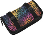 Car Tissue Holder Car Visor Organizer Tissue Box Holder for Car Sun Visor Organizer with Car Vehicle Accessories Essentials Interior for Women Men Gradient Leopard Print