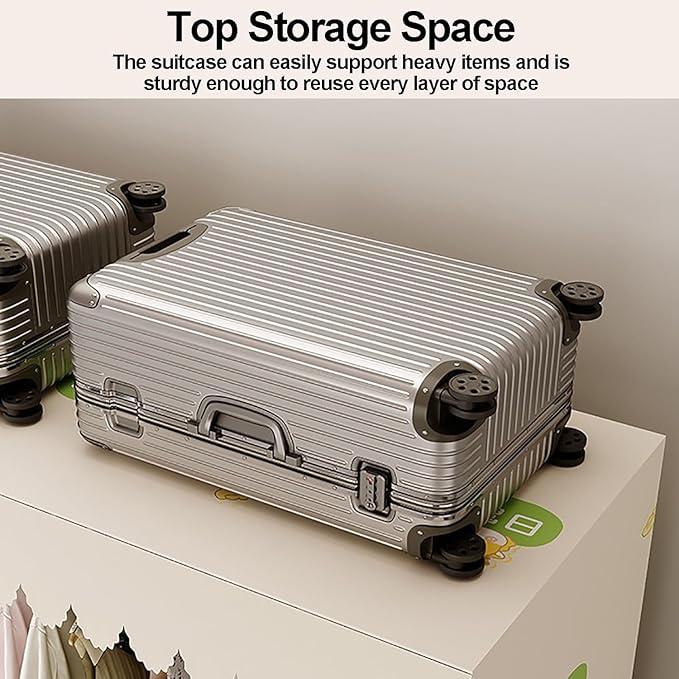 Portable Foldable Wardrobe Closet with Cover, Freestanding Metal Clothes Rack, Space-Saving Garment Organizer for Hanging Clo