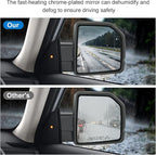 JDMSPEED Left Driver Side View Mirror Compatible with 2015-2020 Ford F150 with Power Glass Heated Puddle Lights Clearnce Lamp