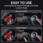 S ZEVZO ET05 Jump Starter 3000A Portable Car Jump Starter Battery Pack (7.2L Gas/ 5.5L Diesel), 51.8Wh 12V Jump Box with USB