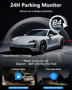 4 Channel Dash Cam Front and Rear Inside Left Right Car Dash Camera 360 View, 2.5K QHD Car Camera Supper Night Vision, 5G WiF