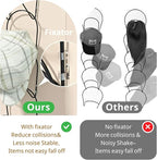LINFIDITE 15 Pack Baseball Hat Rack Hanger Holder Organizer Multi Hook Wall Mounted Over Door Cap Display Storage Rack Cap Ho