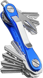 KeySmart Rugged - Multitool Key Holder for Keychain w/Bottle Opener and Pocket Clip, Key Organizer for Key Chain, EDC Keychai