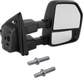 Garage-Pro Tow Mirrors Passenger Side Mirror Replacement For Ford F-150 2018-2020 Manual Fold Without Signal Light, Blind Spot Monitor, Puddle Lamp & Auto-Dimming, Textured From 02/26/18