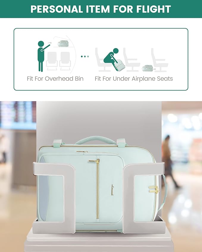 LOVEVOOK Travel Backpack for Women & Men 40L,Airline Approved Carry On Backpack Travel Essentials,TSA Carry on Luggage,Waterp