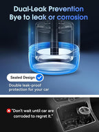 Ceeniu Smart Car Air Fresheners, New Smell Experience By Ultrasonic mist, Auto On/Off, Natural Fragrance Lasts for 4 Months, 
