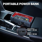 LOKITHOR JP400 Jump Starter with Air Compressor, 2500A 12V Portable Car Battery Booster Pack (8.5L Gas/6.5L Diesel) with