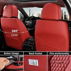 Coverado Seat Covers, Car Seat Covers Front Seats, Red Car Seat Cover, Waterproof Car Seat Covers, Car Seat Cushion, Front Ca