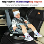 Bacgnyer Car Seat Protector, 2 Pack of Seat Protectors, Thickest Padded 600D Fabric Padding, Waterproof, Durable, Anti Slip B
