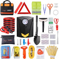 Vetoos Car Roadside Emergency Kit with Jumper Cables, Auto Vehicle Safety Road Side Assistance Kits, Winter Car Kit Essential