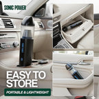 Portable Cordless Car Vacuum, 15000Pa High Suction Handheld Vacuum Cleaner, 2-in-1 Vacuum & Blower, with 4 Attachments & Port