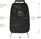 Back Seat Car Organizer with Car Storage Bags, Universal Car Organizers and Storage Truck Organizer(Black)