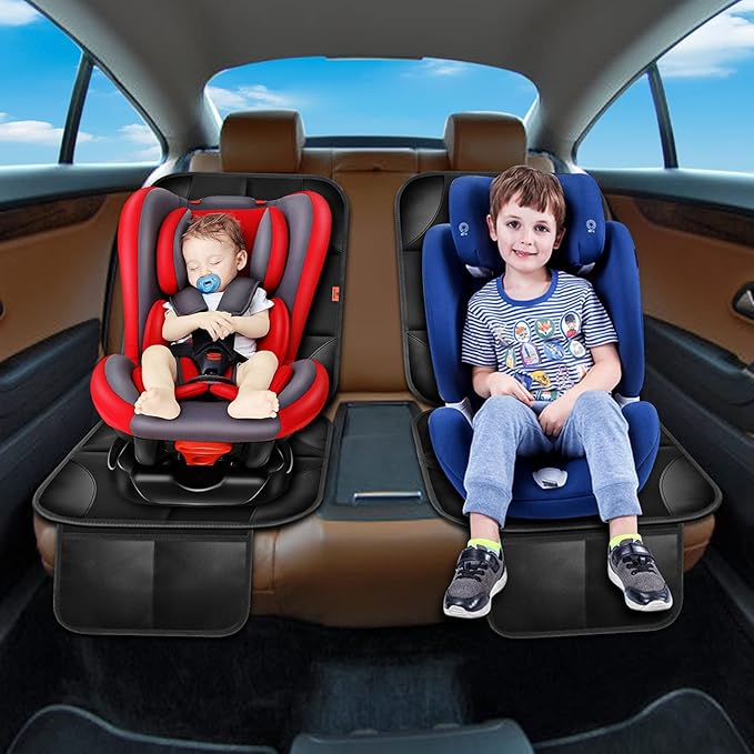 Car Seat Protector 1 Pack Car Seat Cushion Mat Thickest Padding,Waterproof 600D Fabric Car Seat Covers for Non-Slip Backing M