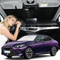 Windshield Sunshade for BMW 2-Series 2022-2026 Sun Shade Car Windshield Accessories Upgrade 4 Layers Blocks UV Rays Custom Fit 2-Series 240T Car Window Shades Front Windshield Keep Cool Foldable
