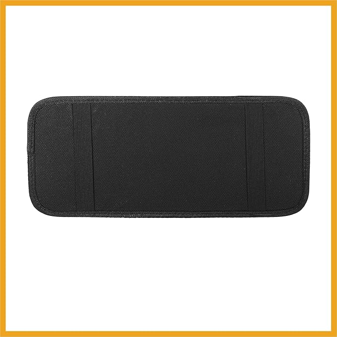 2pcs Car CD Visor Storage Cases Vehicle Sun Visor Organizer with 10 DVD Storage Sleeves Black with Red Line Durable Material Replacement