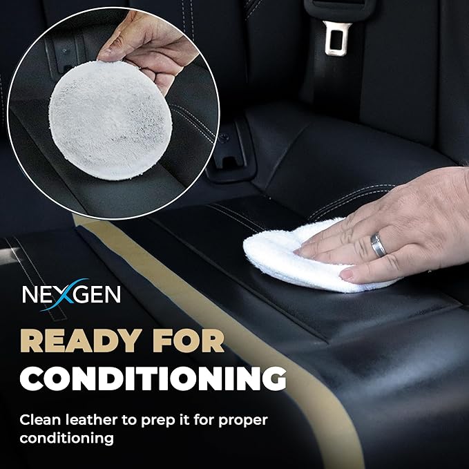 Nexgen Car Leather Cleaner - Quick Spray Car Interior Cleaner and Leather Restorer - Gentle Liquid Formula, Multi-Purpose Cle