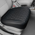 1 Pack Leather Front Car Seat Cover Bottom Car Seat, Anti-Slip and Full Wrap Driver Car Seat Protectors, Luxury Waterproof Bo
