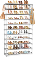 VILICK 11 Tiers Tall Wide Shoe Rack 55 Pairs Large Capacity Sturdy Durable Shoe Rack for Closet Metal Shoe Organizer Shelf wi