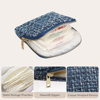 Stratalife Travel Jewelry Case - Portable Jewelry Pouches for Bracelets Necklace Rings, Healing Crystal Storage Bag Earring O