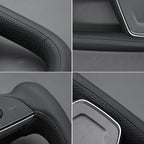 MEWANT Hand Stitched Tesla Model S Yoke Steering Wheel Cover Wrap for Tesla Model S 2021-2023 / Model X 2021-2023 Tesla Yoke Steering Wheel Accessories(3D Style)