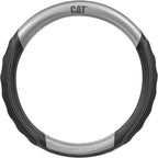 Cat® HexSport Gray Carbon Fiber Steering Wheel Cover, Standard 15 inch Size, Durable and Comfortable with Advanced Grip, Car Steering Wheel Cover for Auto Truck Van SUV
