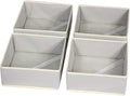 DIOMMELL Foldable Cloth Storage Box Closet Dresser Drawer Organizer Fabric Baskets Bins Containers Divider for Clothes Underw