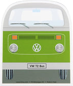 BRISA VW Collection - Volkswagen Polycarbonate Ice Scraper Windshield Scraper Snow Remover Winter Car Accessory in T2 Bus Design (Front/Green)