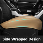 CAR PASS 2 Pack Front Car Seat Covers, Bottom Seat Covers Full Wrapped with Storage Pocket, Anti Slip Car Seat Protectors, Wa