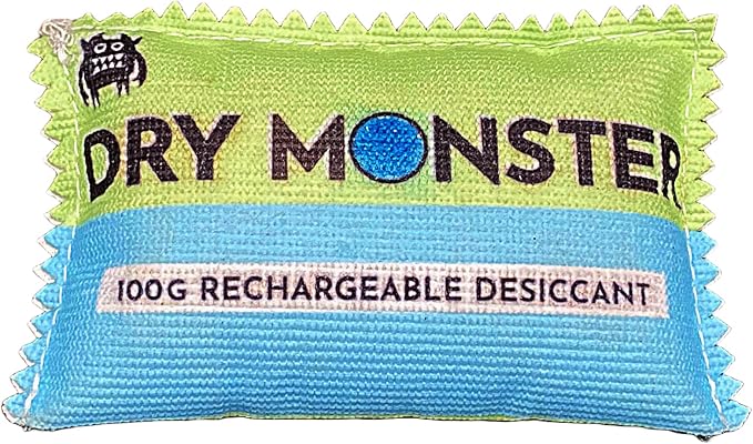 100g Rechargeable Desiccant 3 Pack - Ultimate Moisture Absorbing Bags | Rechargeable Silica | Protects Valuables from Rust,