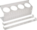 Wall Control Pegboard Spray Can Holder Bracket and Aerosol Can Organizer Pegboard and Slotted Tool Board - White