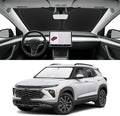Custom Fit Windshield Sun Shade for Chevy Trailblazer 2021-2026, Blocks UV & Heat, Front Window Sunshade Accessories, Easy Fold & Store Keep Your Car Cooler