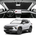 Custom Fit Windshield Sun Shade for Chevy Trailblazer 2021-2026, Blocks UV & Heat, Front Window Sunshade Accessories, Easy Fold & Store Keep Your Car Cooler
