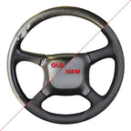MEWANT Hand Stitch Microfiber Leather Steering Wheel Cover for Chevy Silverado 1500 2500 3500 1999-2002 Tahoe Suburban 1998-2002 Astro Blazer S10 Kodiak C/K Custom-Fit Anti-Slip Interior Wrap