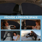 ZATOOTO Car Window Shades Custom Fit for Toyota RAV4 2019-2024 4-Pack Car Window Covers with 100% UV Protection and Total Blackout Privacy Heat Insulation for Family Travel Baby and Pet Safety