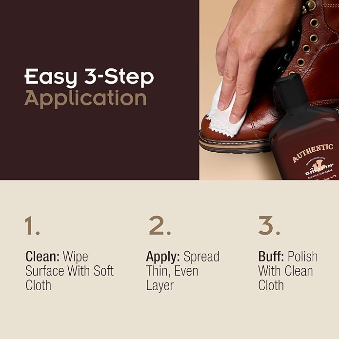 Griffin Leather Boot Conditioner, 8 oz – Deep Conditioning & Moisturizing Formula – Non-Greasy Leather Conditioner for Boots