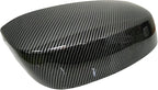 Pair Carbon Fiber Pattern Mirror Caps Cover Compatible with GMC Chevrolet Silverado Sierra 1500 2500 HD 3500 HD Avalanche Tahoe 2007-2013 Pick up Replacement for 25788157 25788156