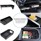 Upgraded Center Console Organizer Compatible with Toyota RAV4 2025 2024 2023 2022-2019 Interior Accessories, Armrest Storage Box, Dash Storage Tray(Not for New 10.5'' Multimedia Display)-3pcs