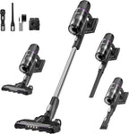 EurekaCordless Vacuum - 50 Min Runtime for Large Homes, 5.5 lbs Lightweight, Ideal for Pet Hair & Allergies on Hardwood & Car