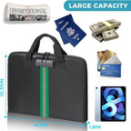 Accordion File Organizer with Combination Lock,Fireproof Expanding File Folder with Multi Pockets,13 Pockets Document Organiz