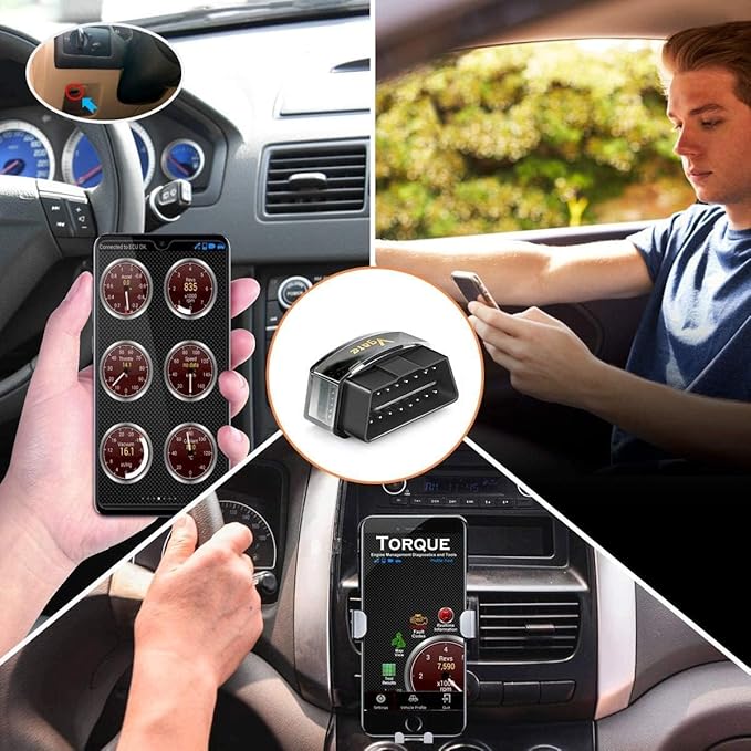 Vgate iCar Pro Bluetooth 4.0 (BLE) OBD2 Fault Code Reader OBDII Code Scanner Car Check Engine Light for iOS/Android