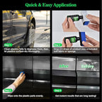 NADAMOO Plastic Restorer 50ml, Highly Concentrated Ceramic Coating for Cars, Back to Black Automotive Exterior and Interior Trim Scratch Remover Kit, Restore Faded Plastic, Vinyl & Rubber