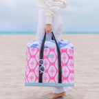 SCOUT Original Deano Tote Large - Durable Lightweight Open Top Beach, Pool & Lake Bag, Inside Zip Pocket, Folds Flat