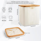Cube Storage Bin 12 Inch -2 Pack,Collapsible Cube Storage Organizer with Handles,Fabric Storage Bins for Cubes Storages,Squar