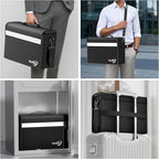 DocSafe Fireproof Document Bag with Multiple Pockets,5200°F Large (17”x12.5”x7.2”) File Organizer Fireproof Waterproof Bag Im