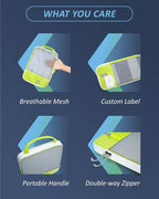 BAGSMART 6 Set /4 Set/2 Set Compression Packing Cubes for Travel, Lightweight Luggage Organizer Bags, Durable Space Saver Bag