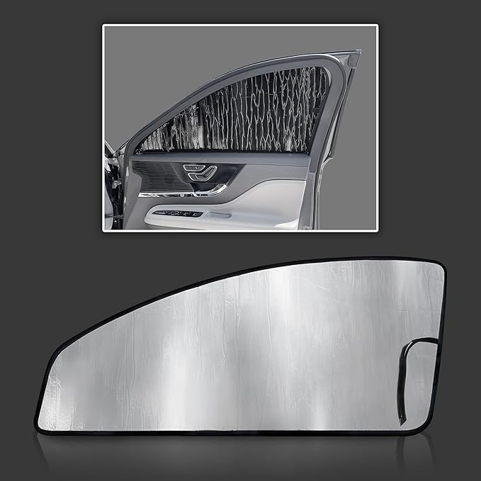 GalaxyAutoShield Custom Fit Front Side Sunshades (2pcs) for 2020 2021 2022 2023 2024 2025 2026 Lincoln Corsair SUV, Insulated Privacy Accessories Blockout UV Reflector Protection - Made in USA