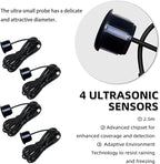 LCD Parking Sensor Kit - Displays Data on Original Screen, Easy Rear Installation, Compatible with CVBS Cameras (Not for AHD)
