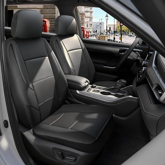 GIANT PANDA Full Set Seat Covers for Toyota RAV4, Corolla (2013-2026, Not Hybrid), Camry, Prius (2010-2026),Corolla Cross, 60