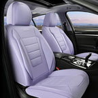 Coverado Car Seat Covers Front, Seat Covers for Cars, Waterproof 2-Pack Car Seat Cushions, Leather Carseat Seat Protectors, U